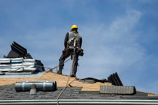 Professional Roofing technician working in Kaysville, UT